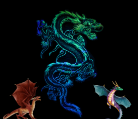 Image featuring 3 dragons