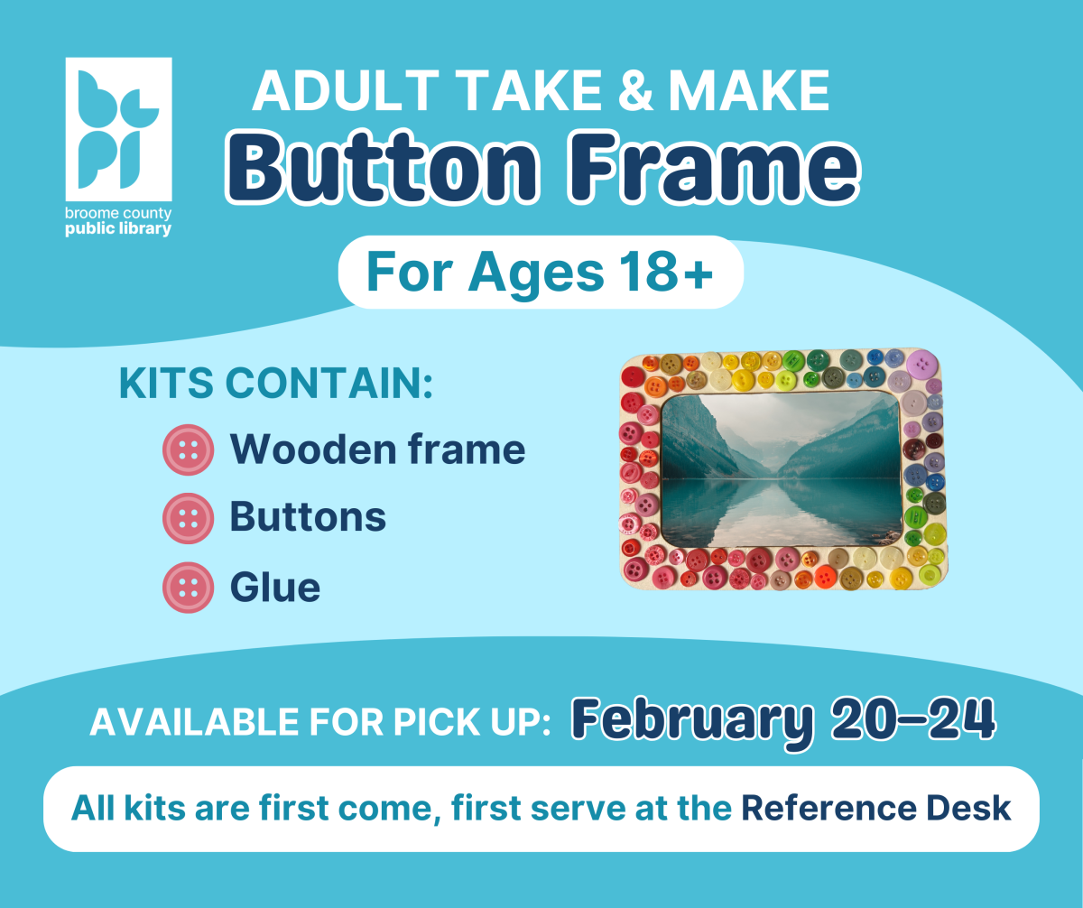 button frame adult take & make for adults